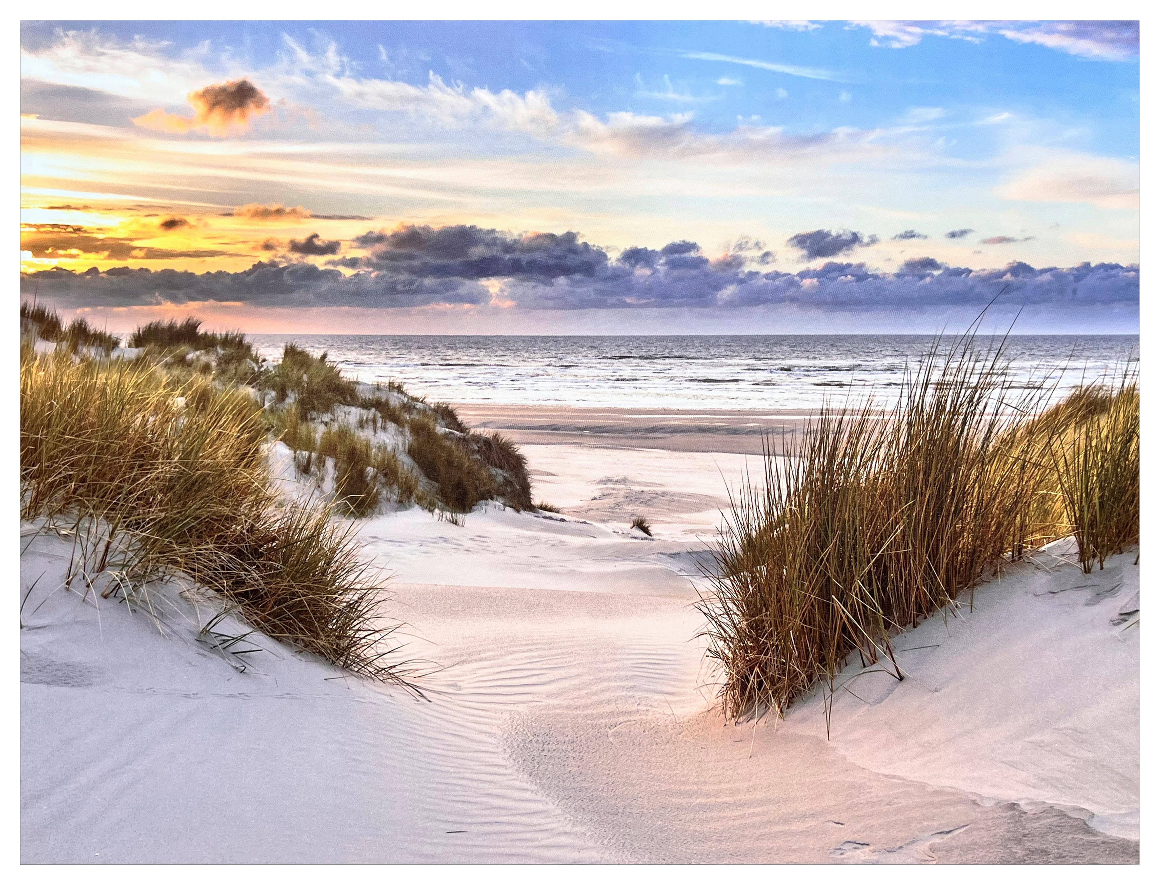 Leinwandbild Sara - Multicolor/Naturfarben, KONVENTIONELL, Holz/Textil (80/60/1,8cm) - Luca Bessoni