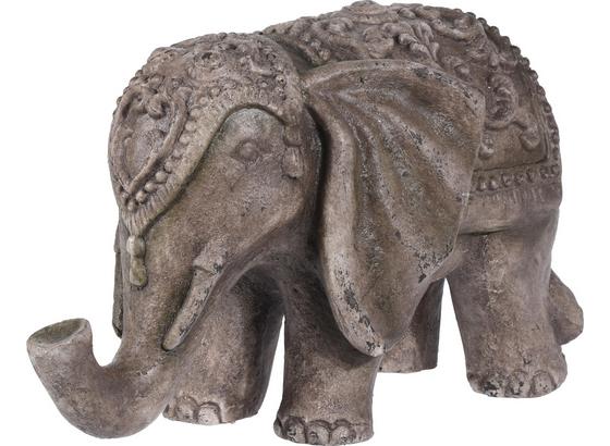 Dekoelefant Dumbo - Braun, Design, Kunststoff/Stein (44cm) Dekoelefant Dumbo - Braun, Design, Kunststoff/Stein (44cm)