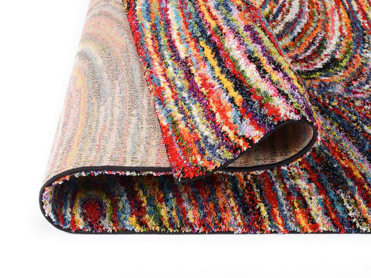 Webteppich Color Face Multicolor 140x200 cm - Multicolor, Trend, Textil (140/200cm) - Novel