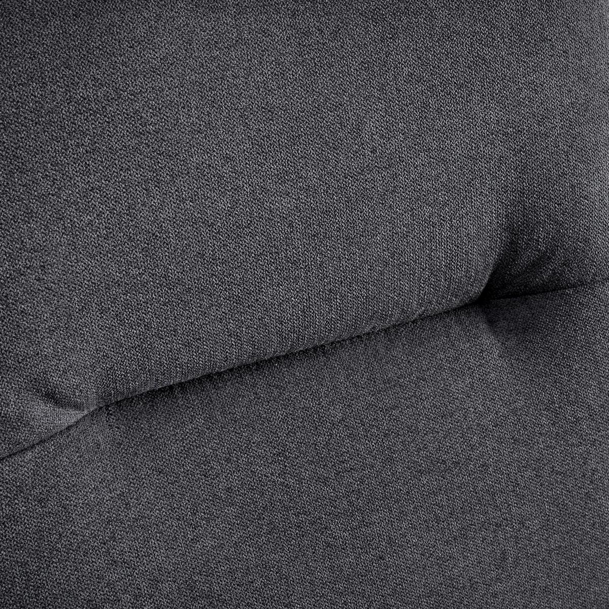 Sada židlí LEO tmavěšedá - černá/tmavě šedá, Moderní, kov/textil (49/99/68cm) - Bessagi Home
