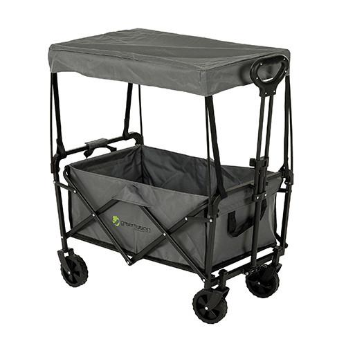 Bollerwagen Jakob - Anthrazit/Schwarz, KONVENTIONELL, Kunststoff/Metall (76/46/95cm) - Homezone
