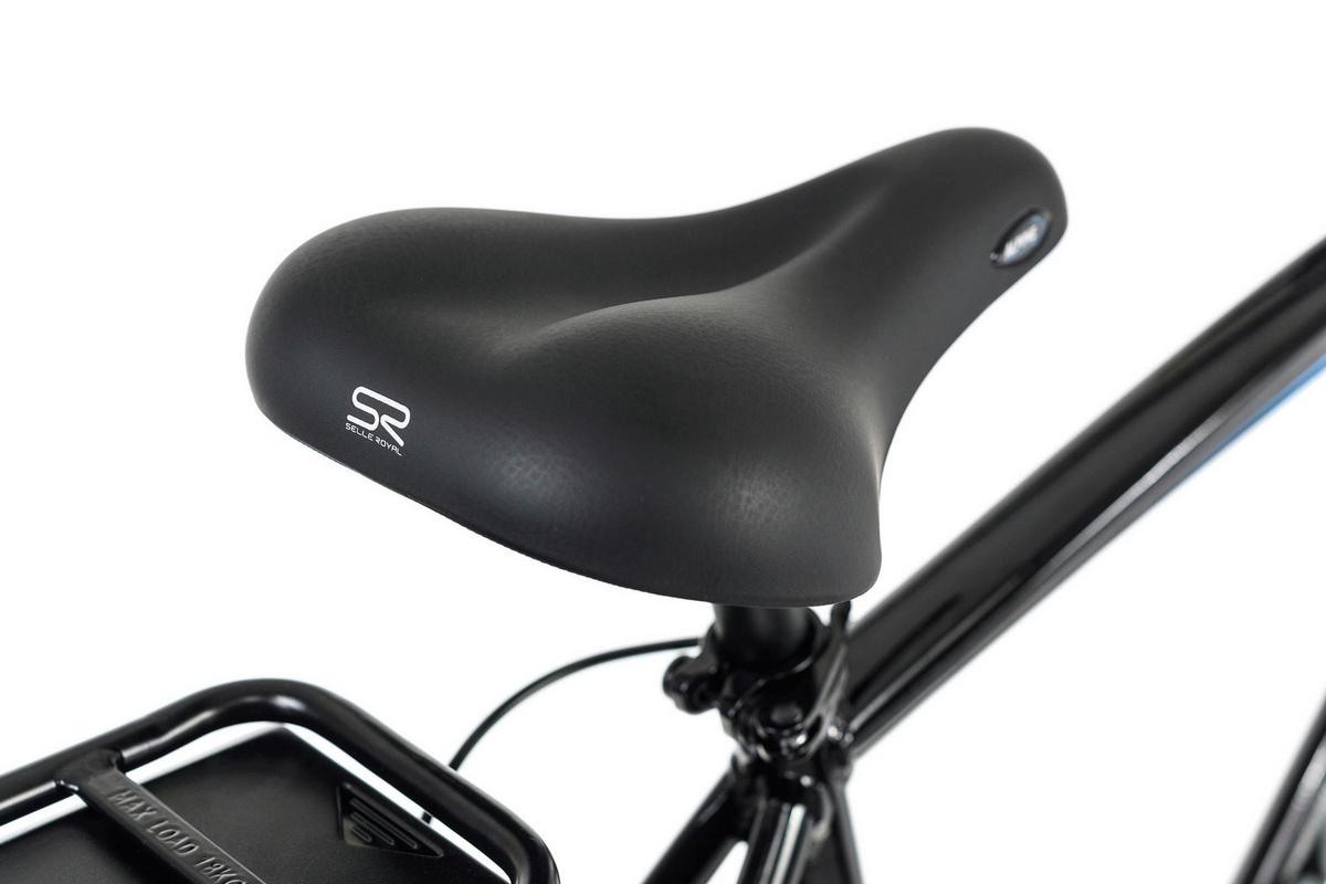 Elektrofahrrad 28 Zoll, 80 Km - Schwarz, MODERN, Metall