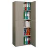 Aktenschrank Lona Grau Dekor B: 70 cm - Grau, KONVENTIONELL, Holzwerkstoff (70/182/37cm) - MID.YOU
