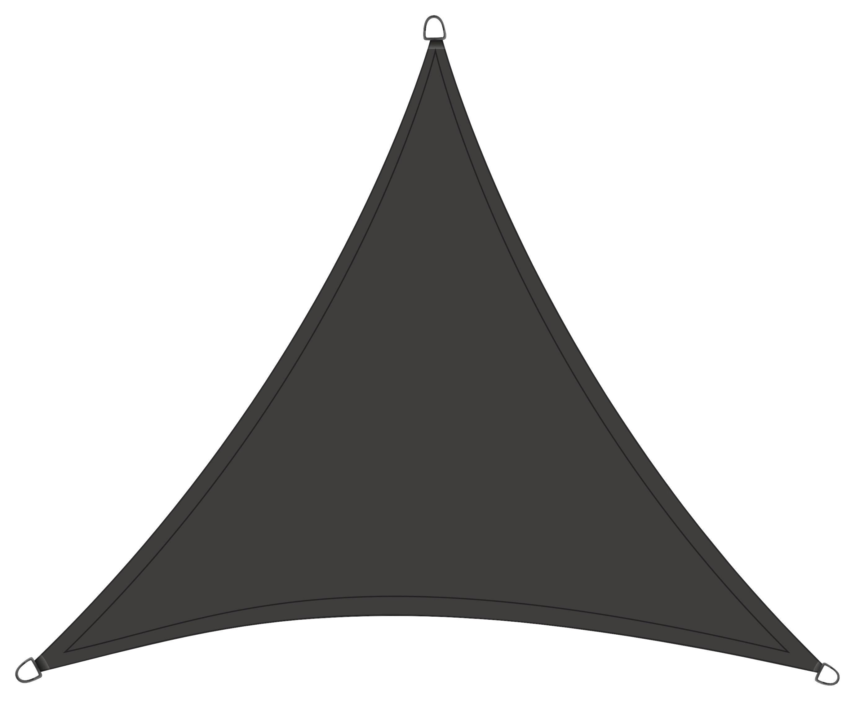 Sonnensegel H16882 - Dunkelgrau, MODERN, Textil/Metall (360/360/360cm) - Siena Garden