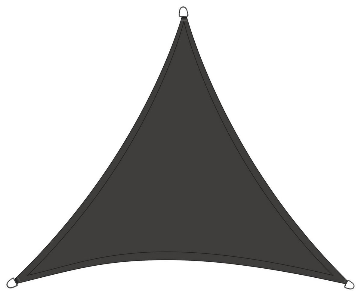 Sonnensegel H16882 - Dunkelgrau, MODERN, Textil/Metall (360/360/360cm) - Siena Garden