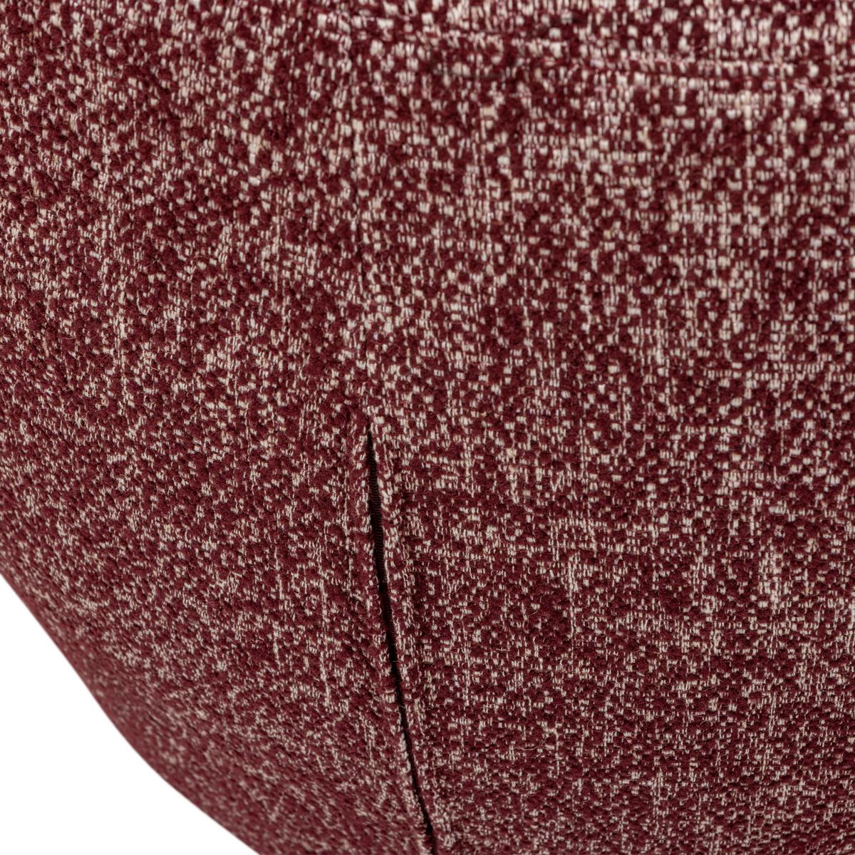 Sessel Serra Bordeaux B: 70cm - Bordeaux/Schwarz, Design, Textil (70/68/77cm) - Livetastic