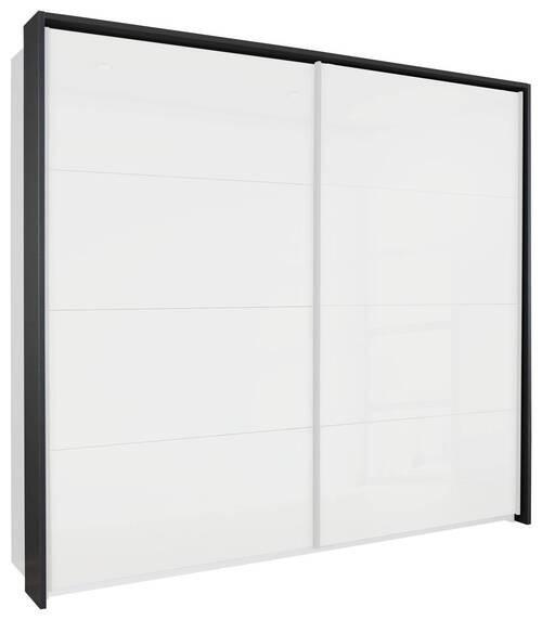 Passepartout-Rahmen Feldkirch 9 Grau für B: 181 cm - Dunkelgrau, MODERN, Holzwerkstoff (189/214/64cm)