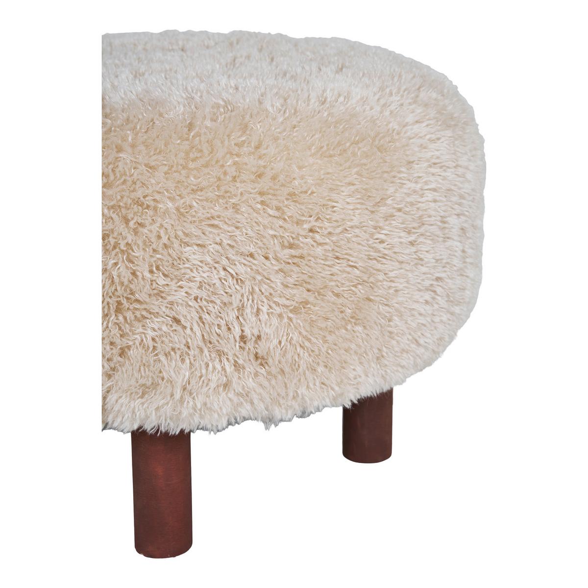 Hocker Inverness Hellbraun, B/H/T: 50x36x50cm - Basics (50/36/50cm)