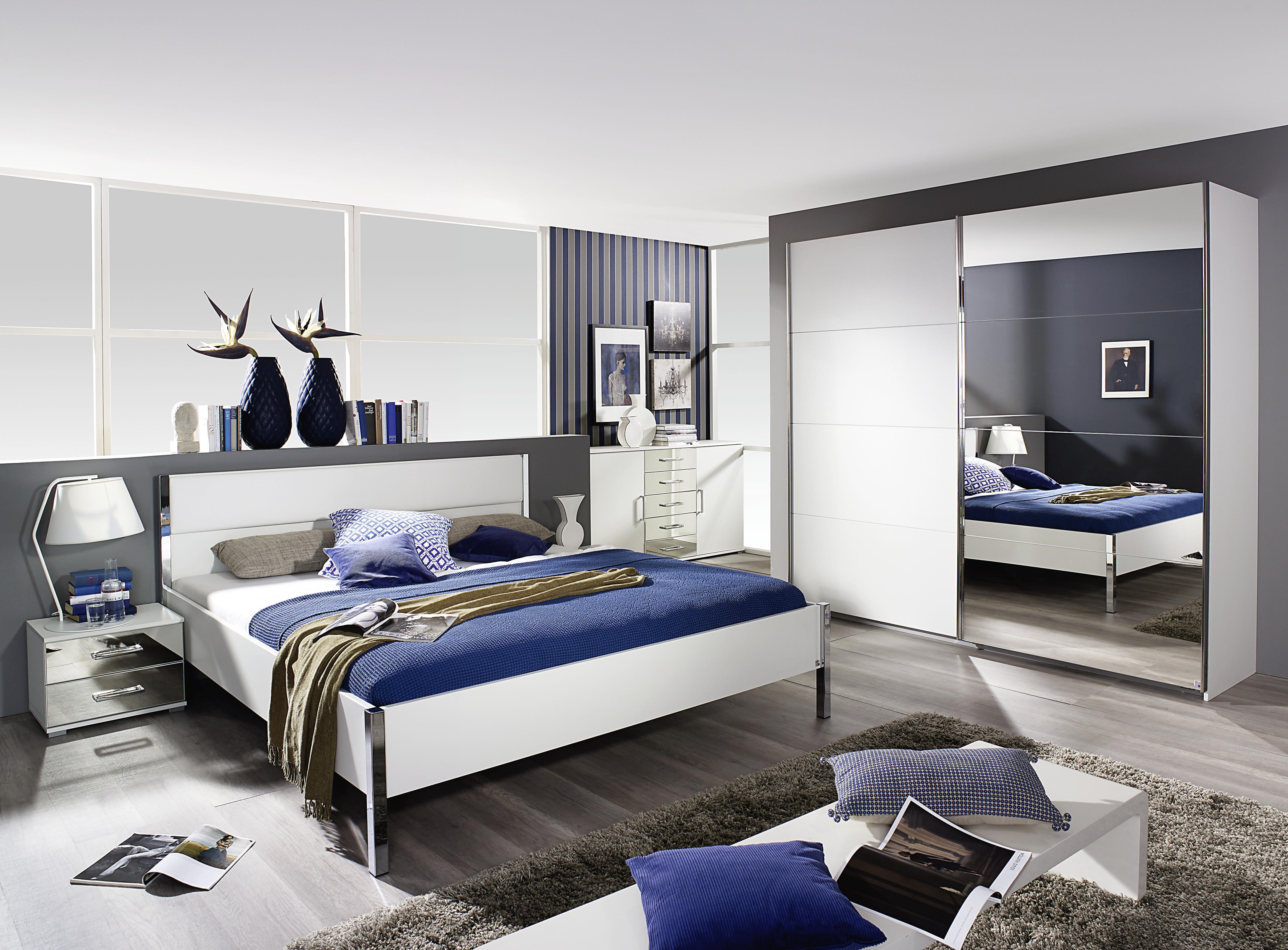 Modernes Bett in Weiß online kaufen