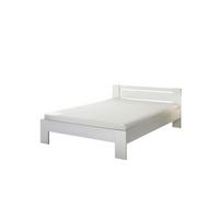 Bett Cannes 140 Weiß 140x200 - Weiß, KONVENTIONELL, Holzwerkstoff (140/200cm) - Ondega