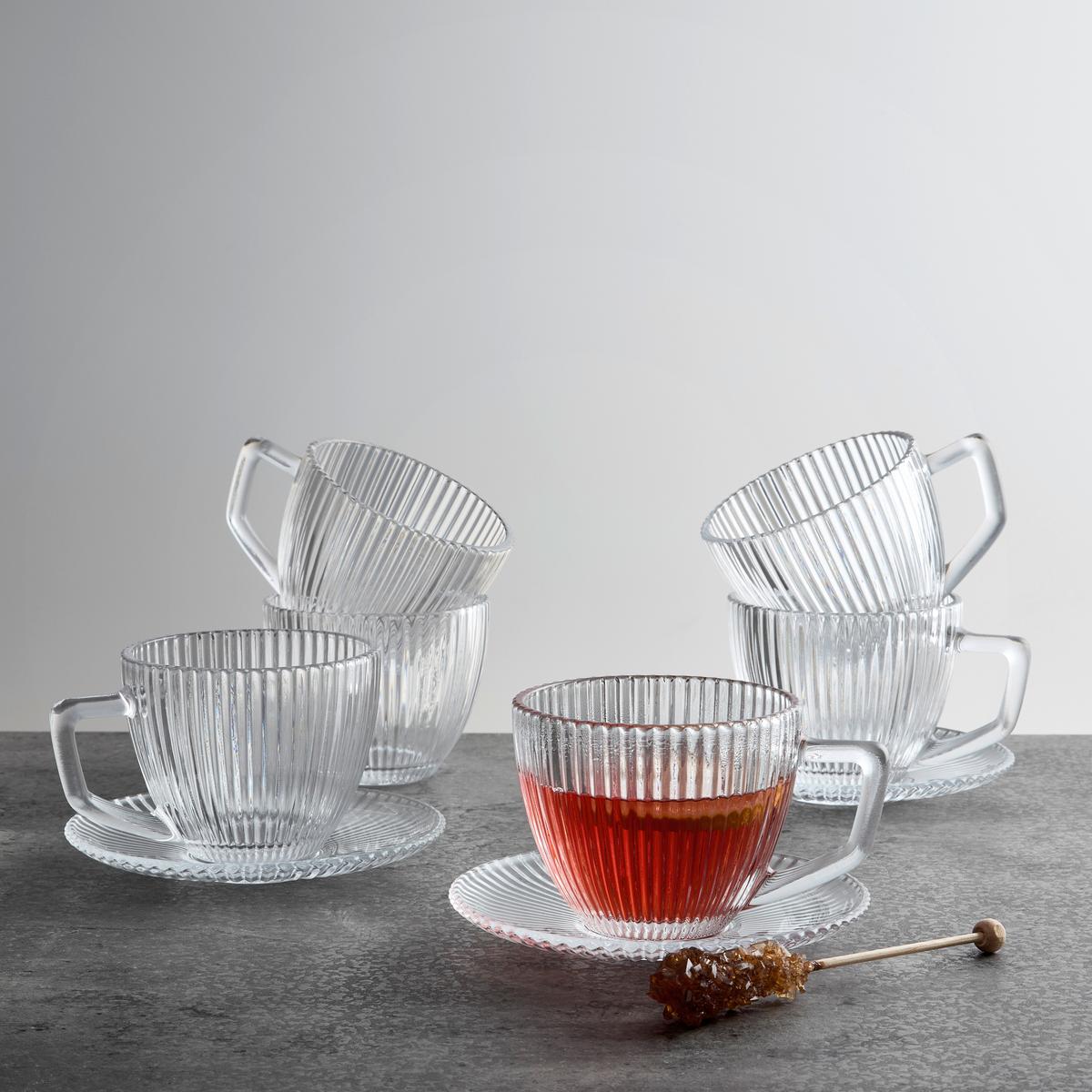 Sada šálok ROSEMARY - 12 PCS - číra, Konventionell, sklo - Mömax