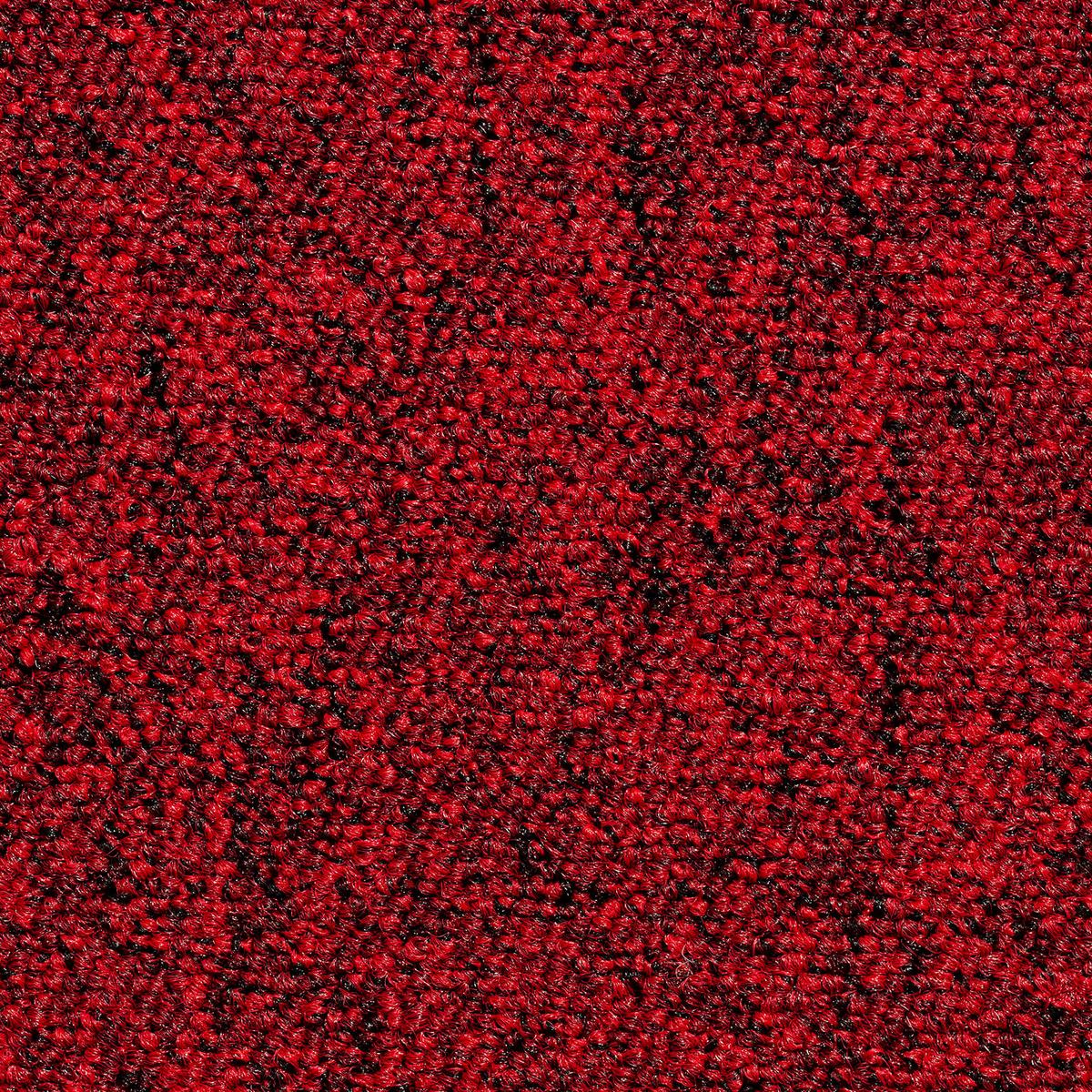 Teppichfliese Rot Mustang 50x50 Cm Florhöhe 3 Mm - Basics, Textil (50/50cm)