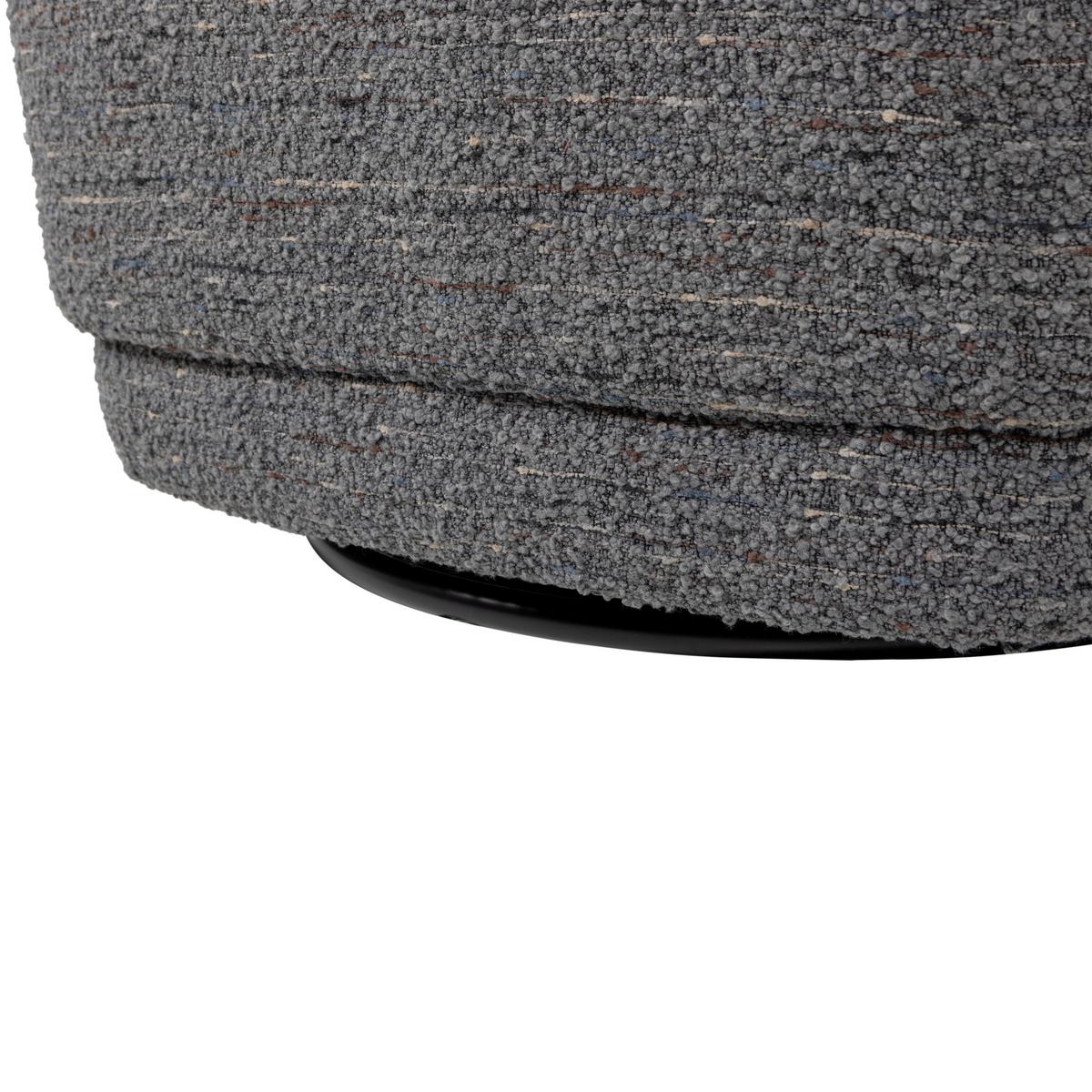 SESSEL Atty Grau B: 74cm - Schwarz/Grau, MODERN, Textil (74/75/65cm) - Livetastic