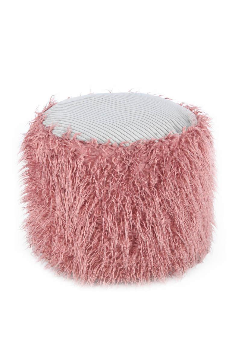Pouf Kunststoff Rosa Dxh: 45x38 Cm - Rosa, Basics, Kunststoff (45/38/45cm) - Kayoom