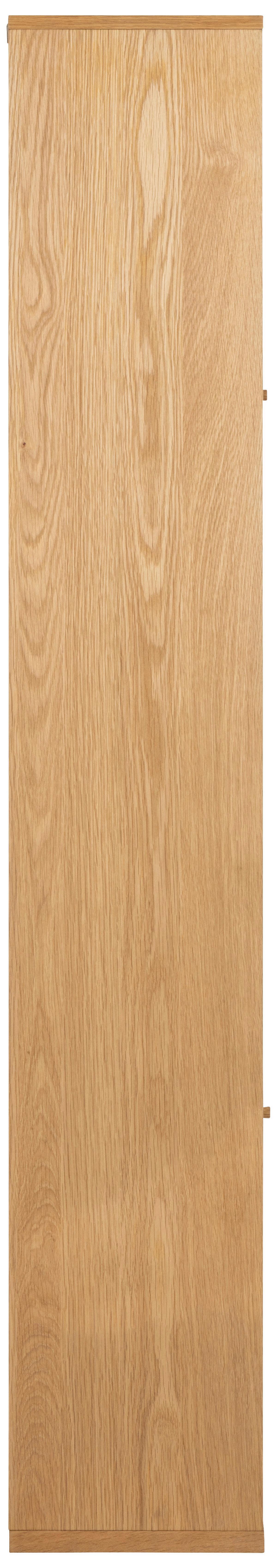 Regál RANGOON dyha - přírodní barvy, Design, dřevo (90/180/30cm) - MID.YOU