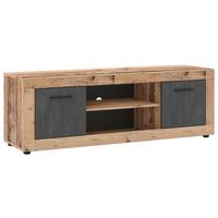 Lowboard Luna Rtv - Eichefarben/Anthrazit, Design, Holzwerkstoff (140/48/40cm) - MID.YOU