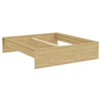 Ágykeret Unit 180/200 Cm - tölgyfa színű, Konventionell, faalapú anyag (180/200cm) - Ondega