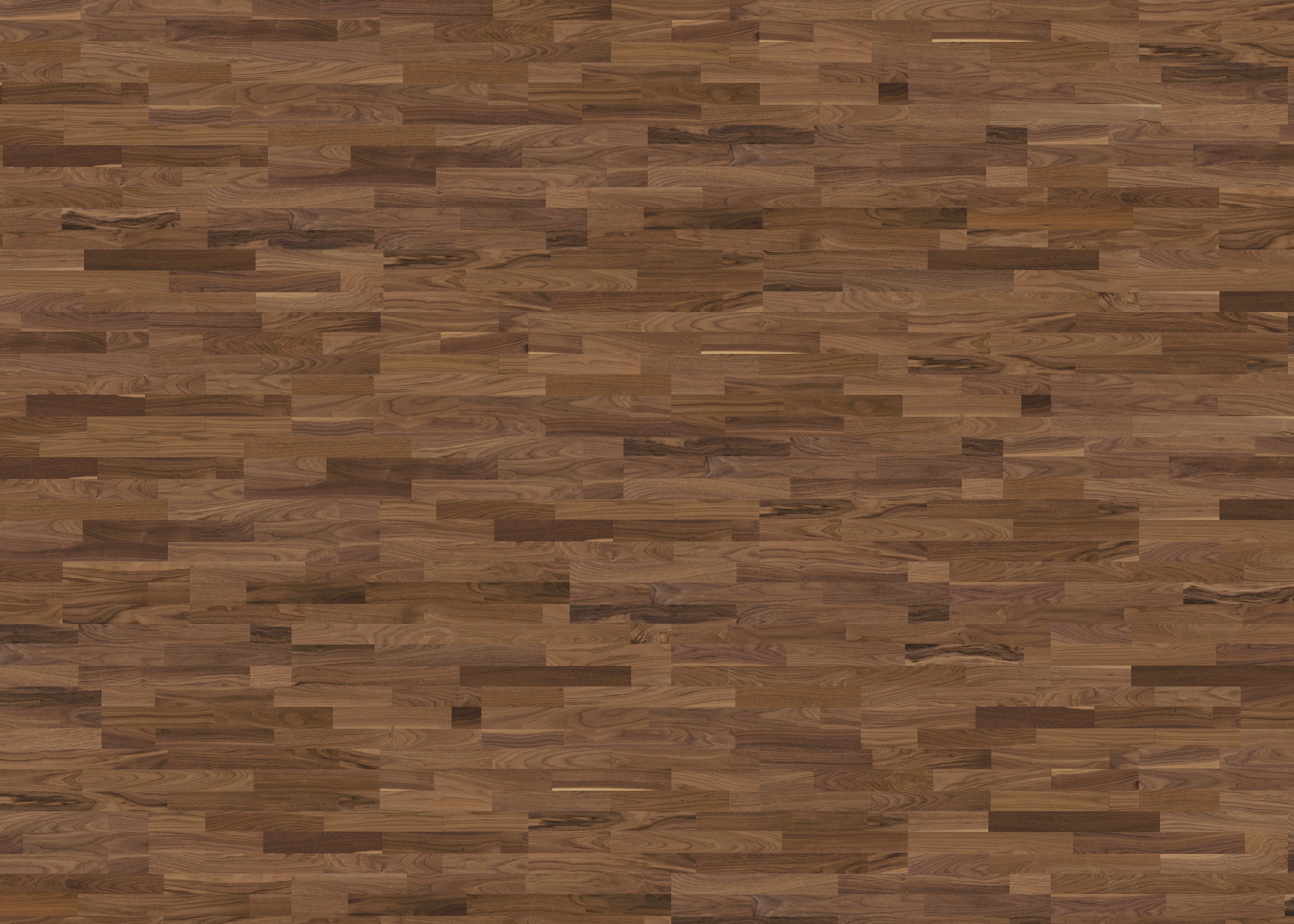 Parkettboden Nussbaum Schiffsboden Stärke 12mm - Nussbaumfarben, Basics, Holzwerkstoff (18/108.5cm) - Living by HARO