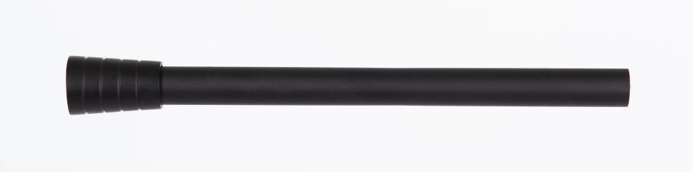 Rundstangengarnitur Lexia 1-Lfg Schwarz L: 130-240 cm - Schwarz, KONVENTIONELL, Metall (130-240cm) - Ondega