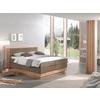 Boxspringbett H2xh2 Mit Topper & Bettkasten 160x200 Moneta - Eichefarben/Beige, MODERN, Holz/Textil (160/200cm) - MID.YOU