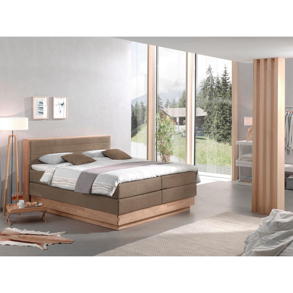 Boxspringbett H2xH2 mit Topper & Bettkasten 160x200 Moneta