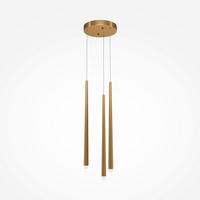 Pendelleuchte Cascade - Messingfarben, Trend, Metall (26/150cm) - MAYTONI