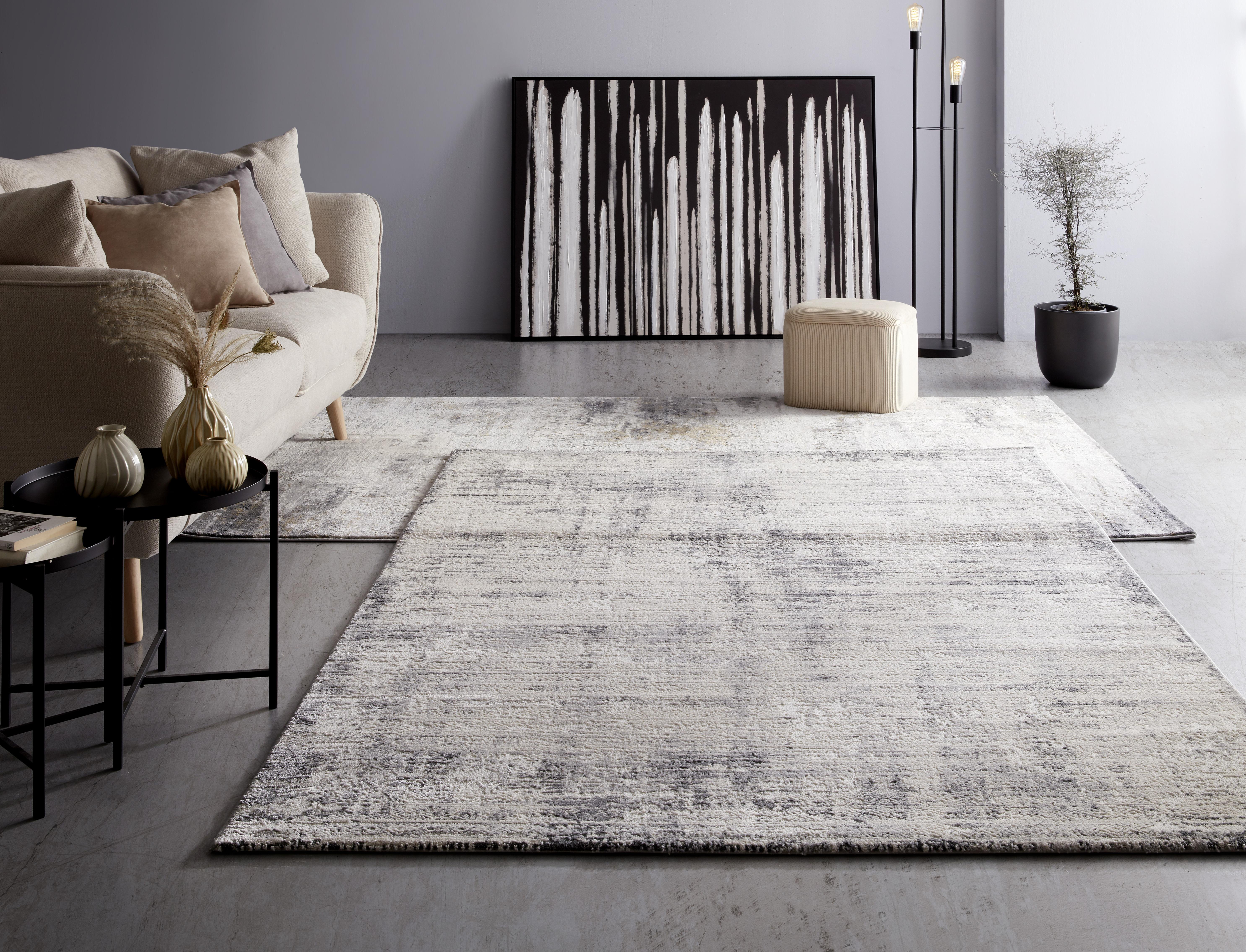 Tkaný Koberec Kasia 3, 160/230cm - sivá, Moderný, textil (160/230cm) - Modern Living