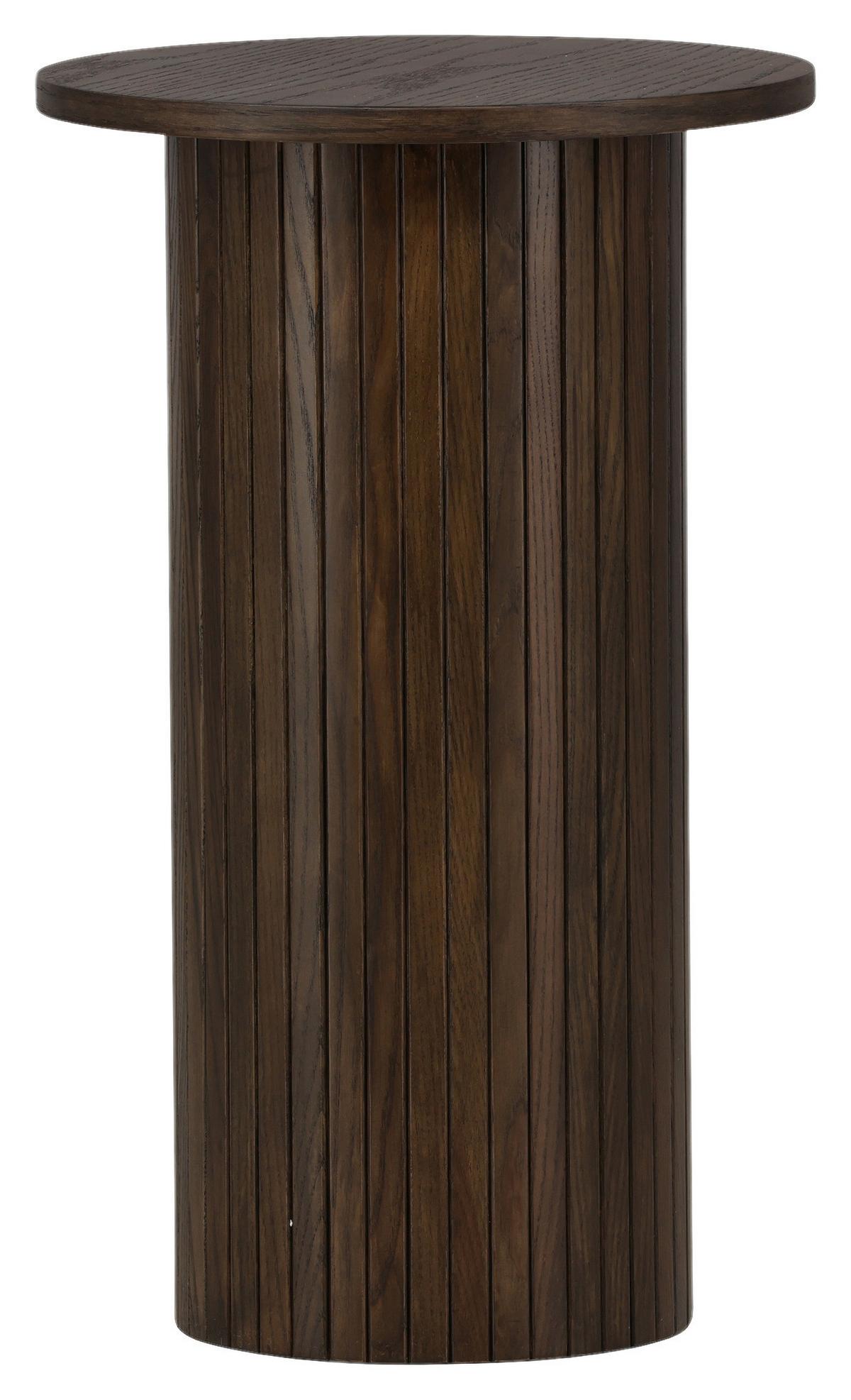 Beistelltisch Bianca - Mokka, Design, Holzwerkstoff (40/40/65cm) - Livetastic