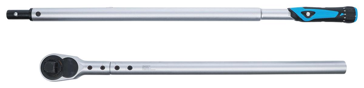 Drehmomentschlüssel Abtrieb Silberfarben L: 150 Cm - Silberfarben, Basics (150cm)