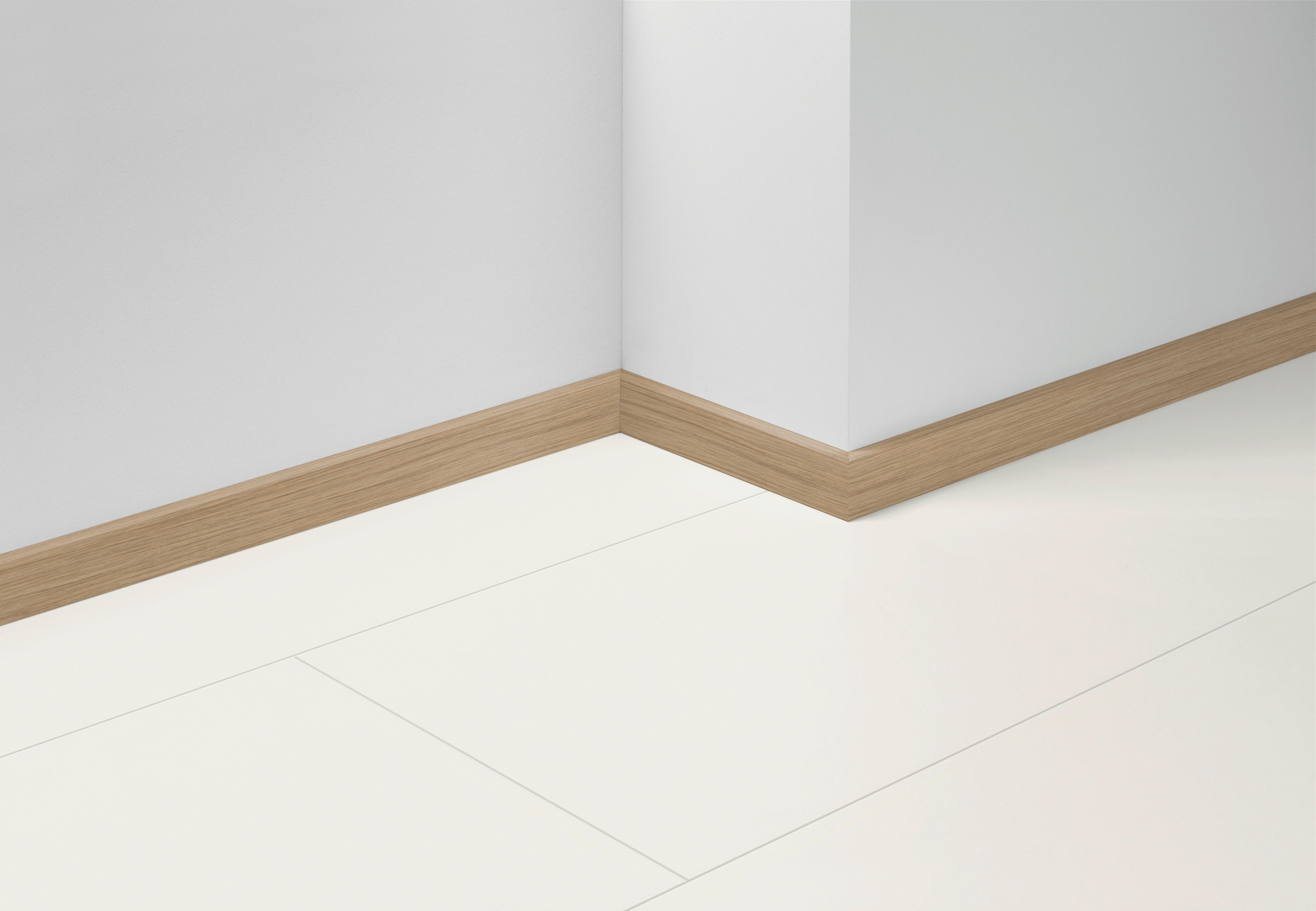 Sockelleiste Eiche - Hellbraun/Eichefarben, Basics, Holzwerkstoff (220/4/1,6cm) - Parador