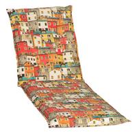 Auflage für Liege Tours 191x58x8 cm Multicolor - Rot/Orange, Basics, Textil (191/58/8cm) - Gardenson
