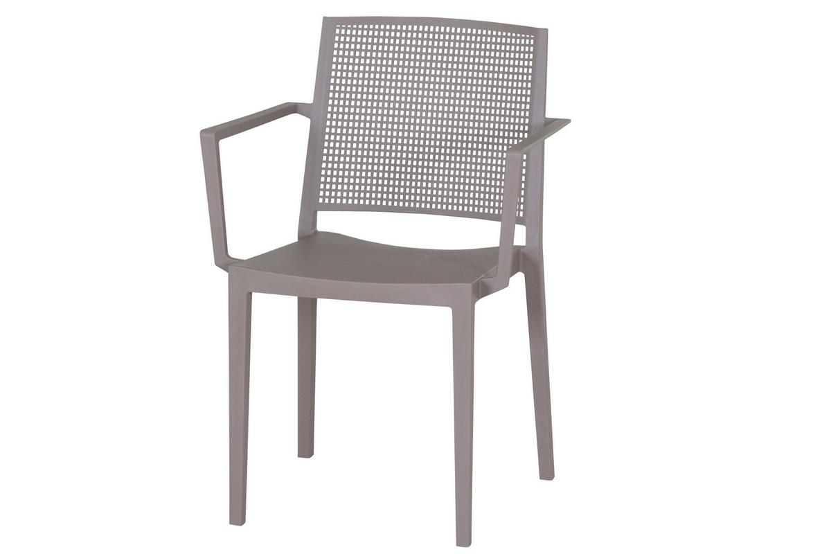 Stapelstuhl T20095 - Taupe, Basics, Kunststoff (46/80/56cm) - Siena Garden