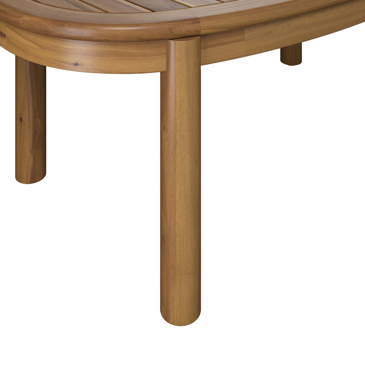 TERASOVÁ SEDACIA SÚPRAVA BELAYA - sivá/biela, Modern, kov/drevo (244/205cm) - Bessagi Garden