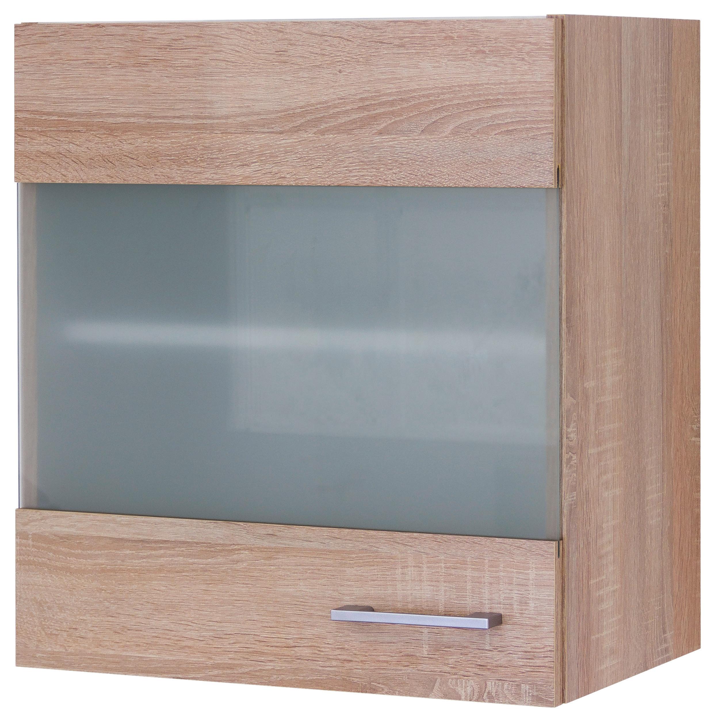 HORNÁ KUCHYNSKÁ SKRINKA SAMOA  HG 50 - biela/dub sonoma, Konventionell, kompozitné drevo/plast (50/54,8/32cm)