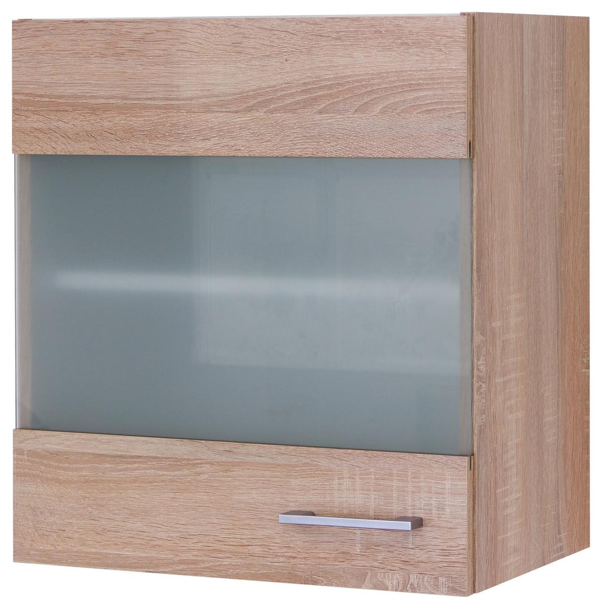 HORNÁ KUCHYNSKÁ SKRINKA SAMOA  HG 50 - biela/dub sonoma, Konventionell, kompozitné drevo/plast (50/54,8/32cm)