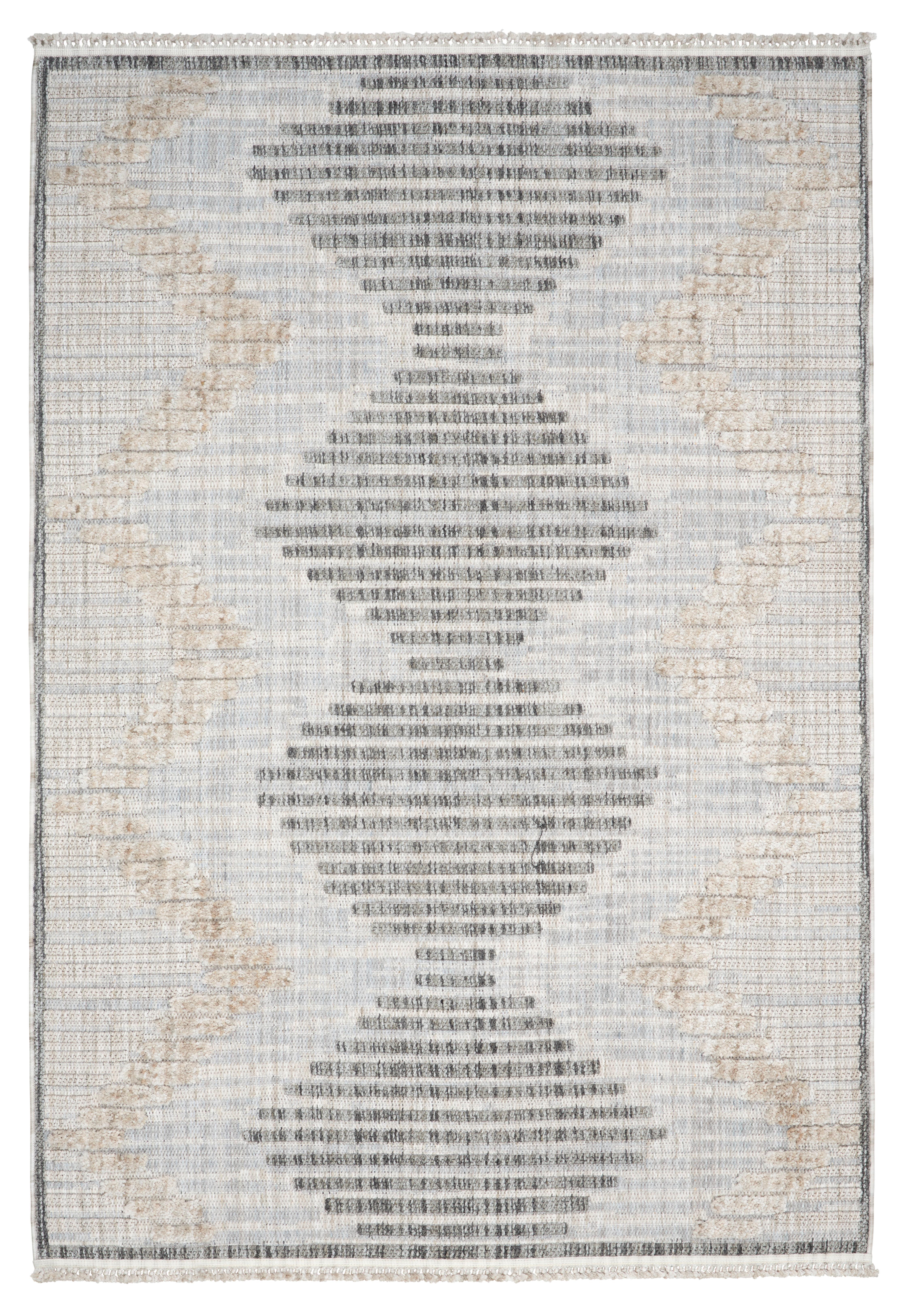 KOBEREC TKANÝ NA PLOCHO Valencia, 120/170cm - béžová, Moderní, textil (120/170cm) - Mömax
