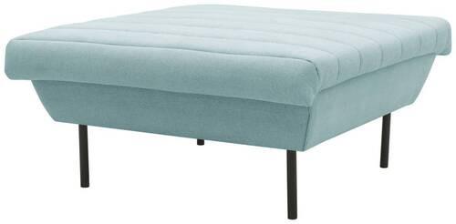 Hocker Looks Ix - Mintgrau/Schwarz, Design, Textil (90/45/105cm) - LOOKS by W.Joop