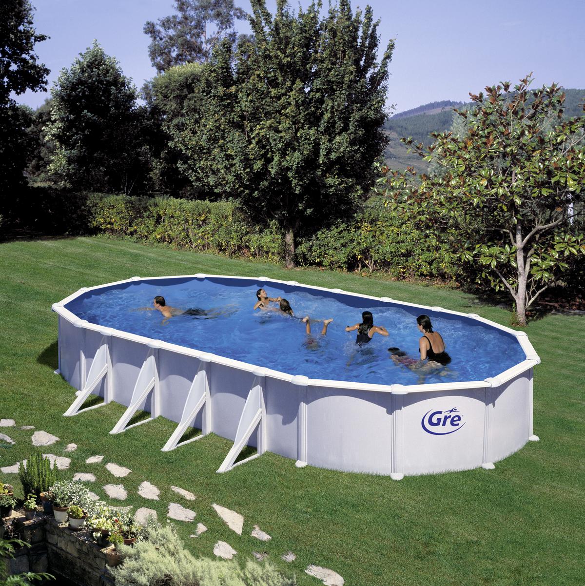 Pool-Set Gre Pool Kitprov918 - KONVENTIONELL (920/670/132cm) - Gre