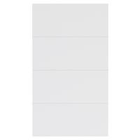 Schwebetür-Erweiterung Unit F. Normalhöhe B: 115 cm Weiß - Weiß, MODERN, Holzwerkstoff - Ondega