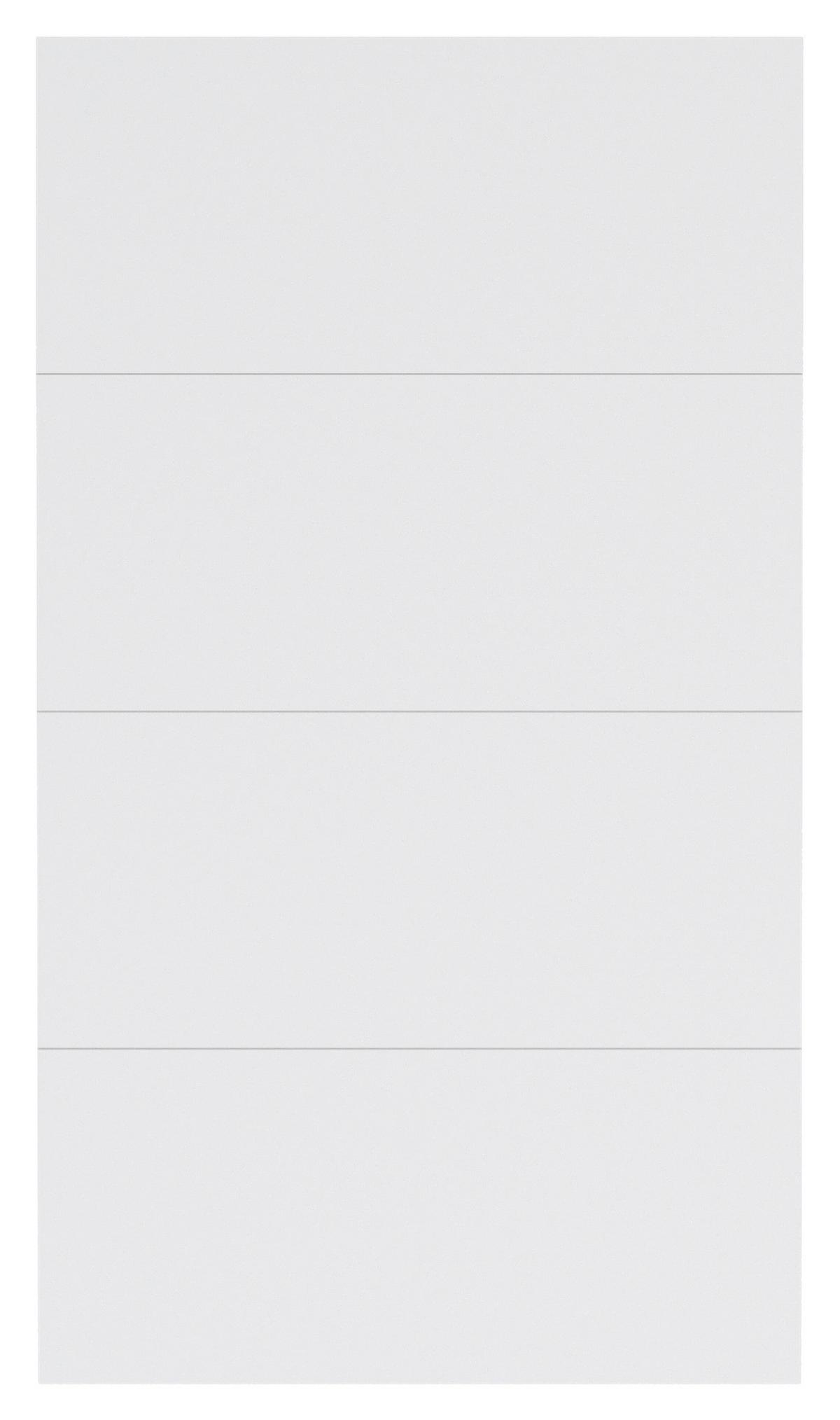 Schwebetür-Erweiterung Unit F. Normalhöhe B: 115 cm Weiß - Weiß, MODERN, Holzwerkstoff - Ondega