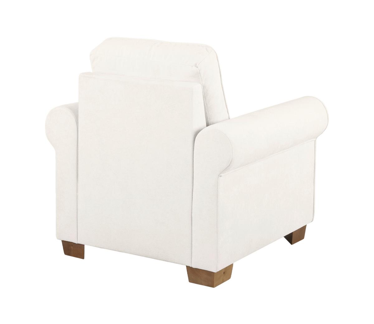 Sessel Arles, Creme 10 B: 93 Cm - Buchefarben/Creme, Design, Textil (93/89/82cm) - MID.YOU