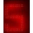 LED-Dekoleuchte Linu - Transparent/Schwarz, Design, Kunststoff (140/140cm) - Luca Bessoni