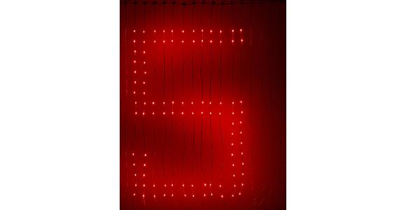 LED-Dekoleuchte Linu - Transparent/Schwarz, Design, Kunststoff (140/140cm) - Luca Bessoni