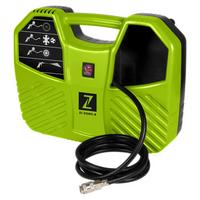 Druckluftkompressor ZI-COM2-8 8 Bar 1100 W - Schwarz/Grün, MODERN, Kunststoff/Metall - Zipper
