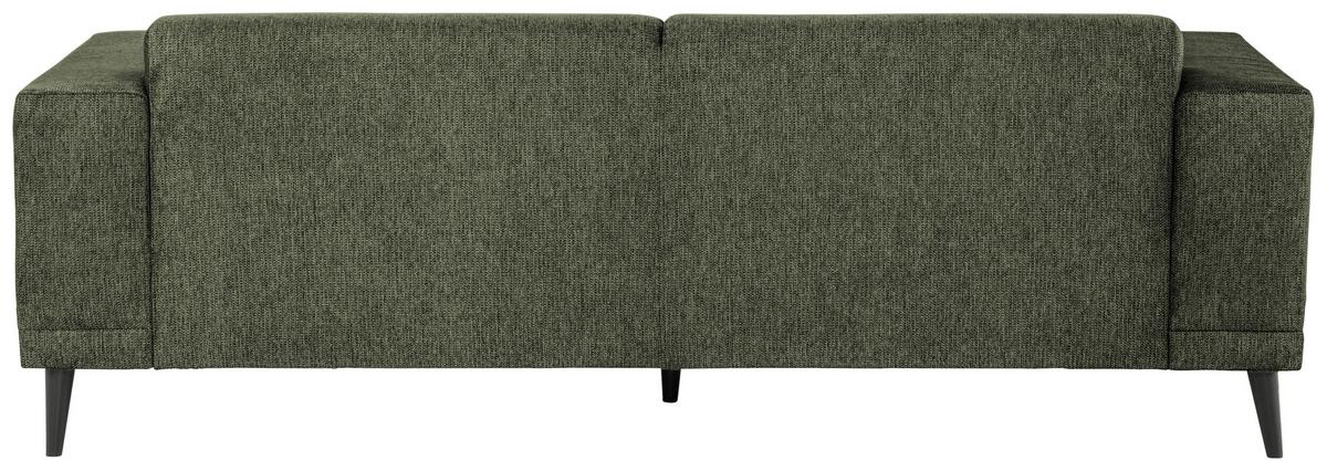 3-Sitzer-Sofa Oslo Grün B: 218 cm - Schwarz/Grün, Design, Textil (218/77/93cm) - MID.YOU