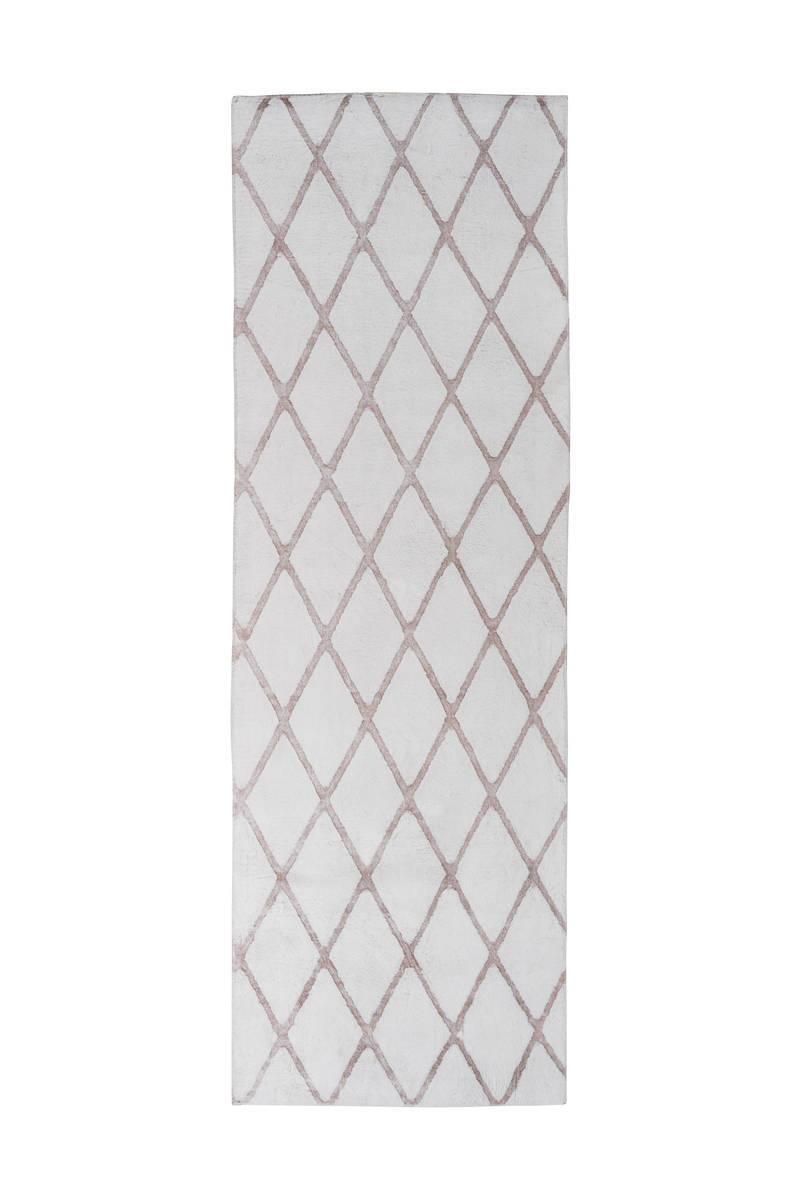 Teppich Läufer Weiß/beige Vivica 80x250 Cm