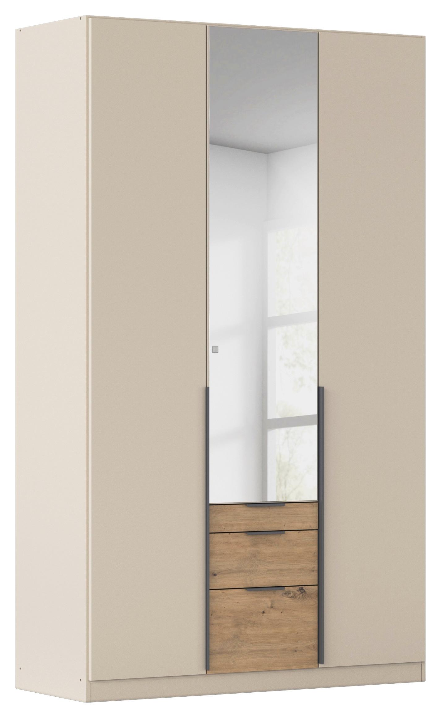 Drehtürenschrank Alabama-super Champagner,mit Spiegel,b:136cm