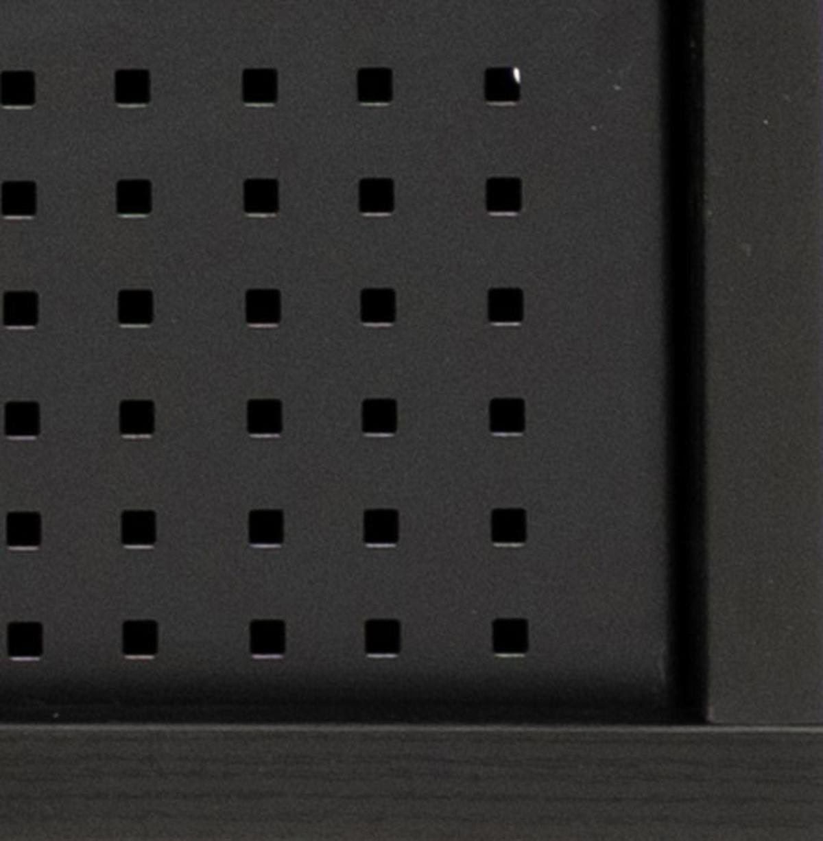 TV-Lowboard Angus B: 180 cm Schwarz/Eschefarben - Eschefarben/Schwarz, MODERN, Holzwerkstoff/Metall (180/44,5/40cm) - MID.YOU