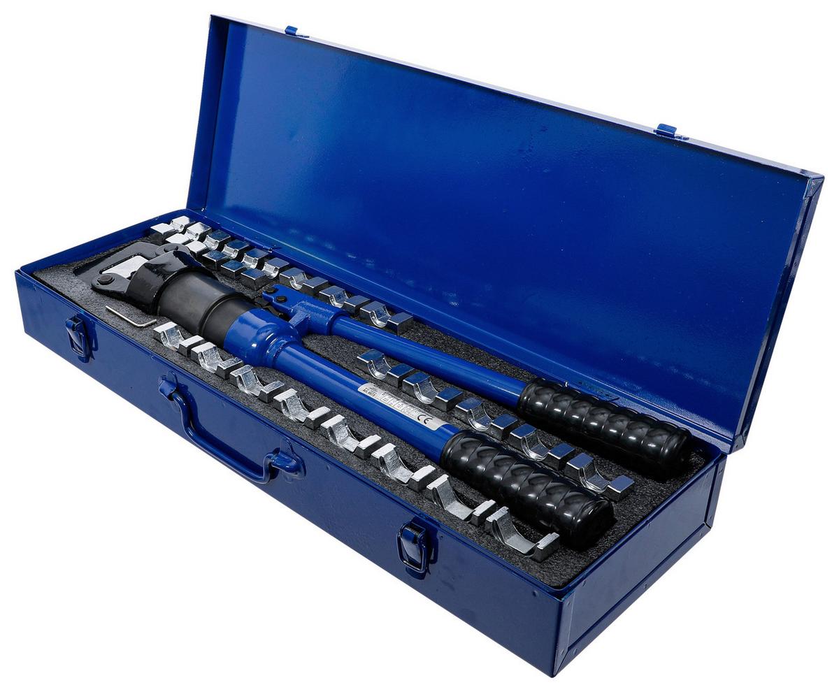 Crimpzangen-Satz Hydraulisch Blau/Schwarz - Blau/Schwarz, Basics (61,8/21,6/9,5cm)