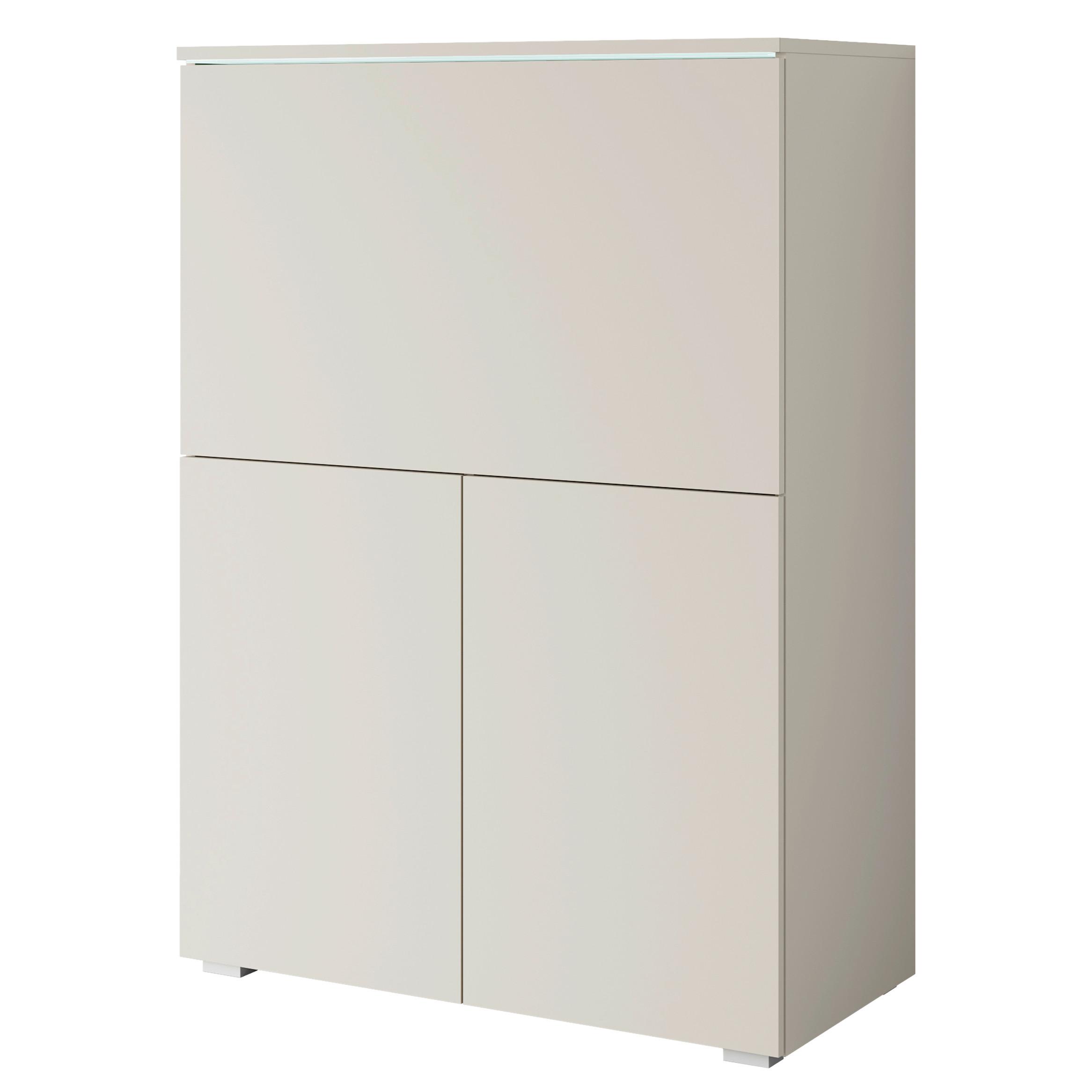 Írószekrény Vera 90 - bézs/kasmírszínű, Design, faalapú anyag (90/125,1/42cm) - P & B